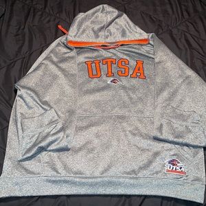 Grey and orange texas roadrunners hoodie